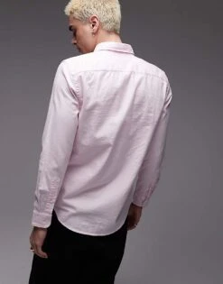 Tommy Hilfiger Flex Dobby Shirt In Light Pink For Men -Tommy Hilfiger Store 208069904 4