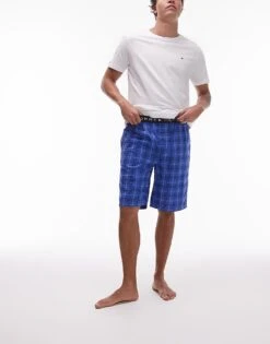 Tommy Hilfiger T-shirt And Shorts Print Pyjama Set In Multi/white For Men -Tommy Hilfiger Store 208154203 1 multiwhite 1