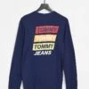 Tommy Jeans Back Mountain Print Long Sleeve Top In Navy For Men Twilight Navy -Tommy Hilfiger Store 21359576 1 twilightnavy