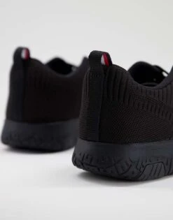 Tommy Hilfiger Knit Runner Trainer With Small Flag Logo In Black For Men 10 Tommy Hilfiger Knit Runner Trainer With Small Flag Logo In Black For Men -Tommy Hilfiger Store 23959193 4